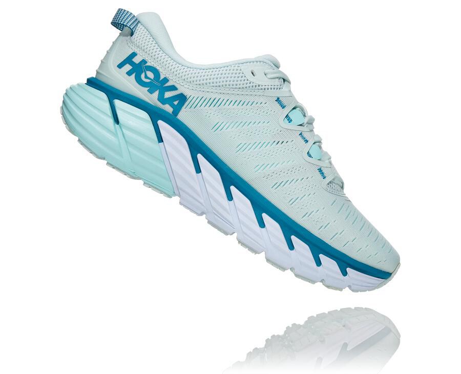 Hoka One One ランニングシューズ レディース 青 - Gaviota 3 - CS0693817